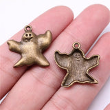 100pcs Halloween Ghost Charm Jewelry Findings