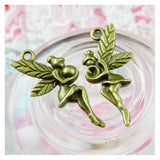 100pcs Angel Girl With Wings Charms Pendant DIY Bracelet Necklace