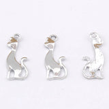100pcs 29*10mm Glossy Kangaroo Pendant Bracelet Alloy Accessories