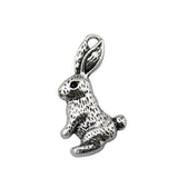 100pcs 29x19mm Rabbit Pendant for Jewelry Making