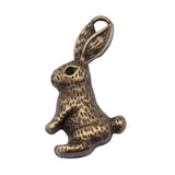 100pcs 29x19mm Rabbit Pendant for Jewelry Making