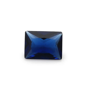 100pcs Rectangle Shape Glass Synthetic Gems for Jewelry DIY
