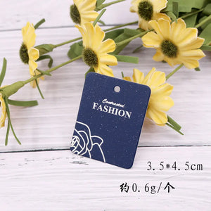 100pcs Earring Ornaments Card Jewelry Packing Hang Tag Decoration