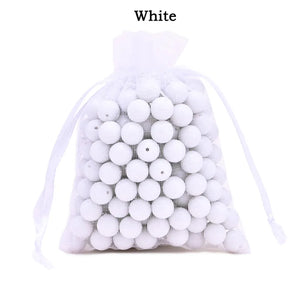 100pcs Organza Bags Jewelry Wedding Party Goodie Pouches Drawable Bags