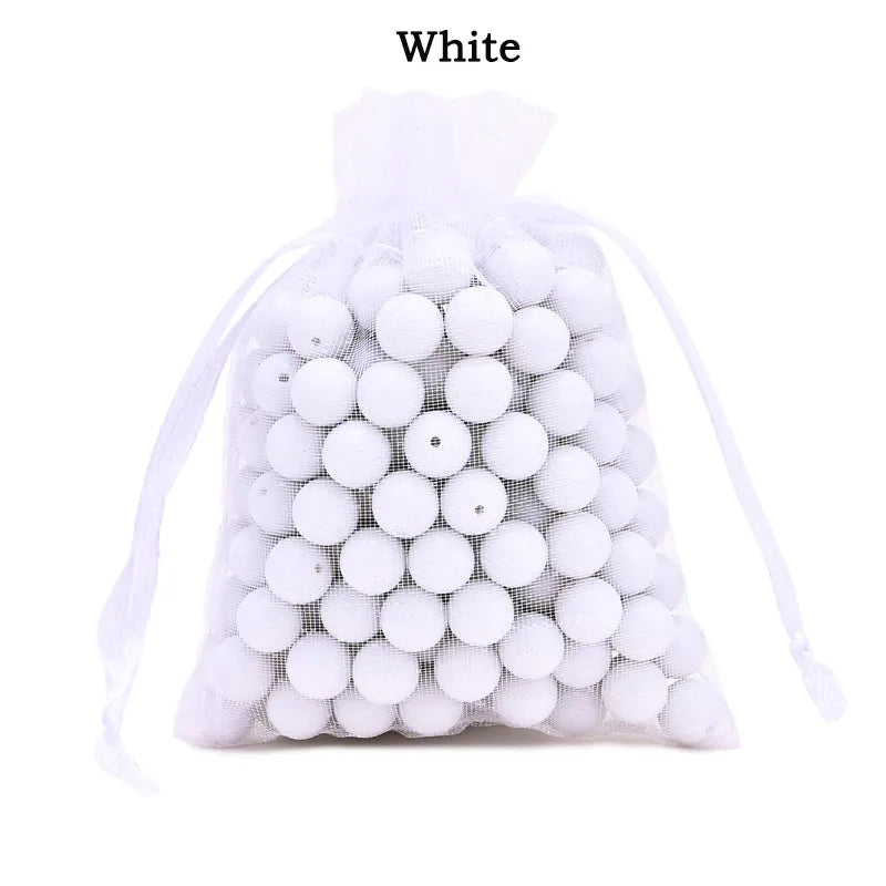 100pcs Organza Bags Jewelry Wedding Party Goodie Pouches Drawable Bags