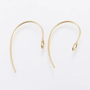 100pcs 304 Stainless Steel Earring Hooks for DIY Earring Making