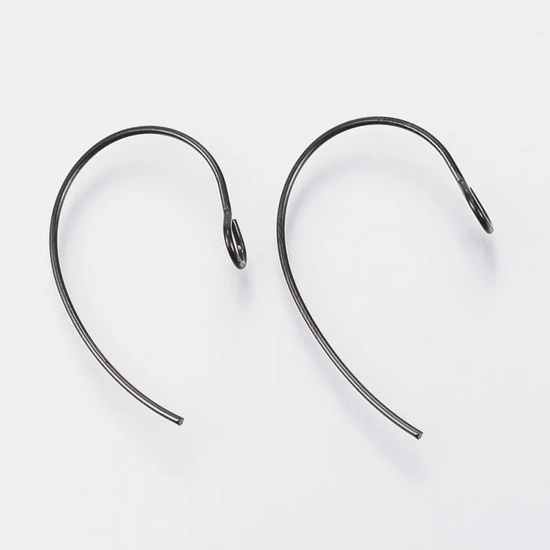 100pcs 304 Stainless Steel Earring Hooks for DIY Earring Making