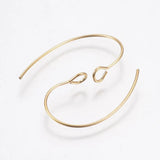100pcs 304 Stainless Steel Earring Hooks for DIY Earring Making