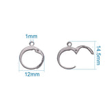 100pcs Stainless Steel Earring Hooks for Jewelry Making DIY Earring Findings