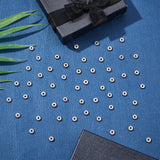 100pcs 304 SS Flat Round Spacer Beads 5mm 6mm 8mm for DIY Jewelry Making