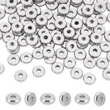 100pcs 304 SS Flat Round Spacer Beads 5mm 6mm 8mm for DIY Jewelry Making