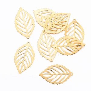 100pcs Stainless Steel Leaf Heart Star Moon Fish Charms for DIY Jewelry Making