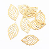 100pcs Stainless Steel Leaf Heart Star Moon Fish Charms for DIY Jewelry Making