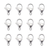 100pcs Stainless Steel Lobster Claw Clasps Jewelry Findings 15x9x4mm