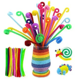 100pcs Colorful Chenille Stems Cleaners Educational Toy