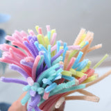 100pcs Colorful Chenille Stems for Kids DIY Craft Supplies