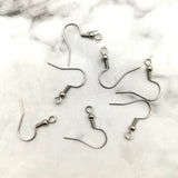 100pcs 316 Stainless Steel Ear Hooks Earrings Making