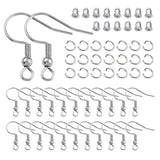 100pcs Surgical Steel Earring Clasps Fish Hook DIY Earring