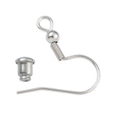 100pcs Surgical Steel Earring Clasps Fish Hook DIY Earring