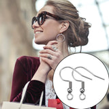 100pcs Surgical Steel Earring Clasps Fish Hook DIY Earring