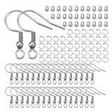 100pcs Surgical Steel Earring Clasps Fish Hook DIY Earring