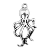 100pcs Octopus Pendant Charm for Jewelry Making Squid Pendants