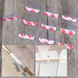 100pcs Clear PVC Sticker for Jewelry Earring Display Card