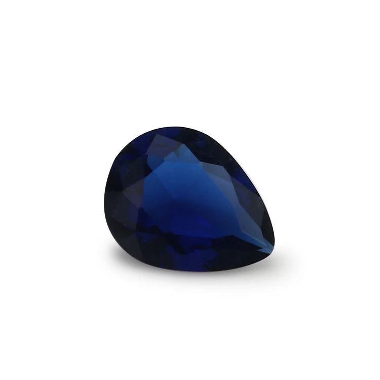 100pcs Dark Glass Synthetic Gems for Jewelry DIY Stone
