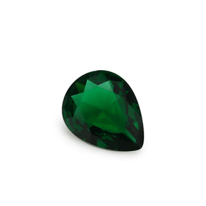 100pcs 3-10mm Green Glass Synthetic Gems for DIY Jewelry