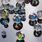 100pcs 4-10mm Crystal Beads Austria Glass Loose Spacer Round Bracelet Jewelry
