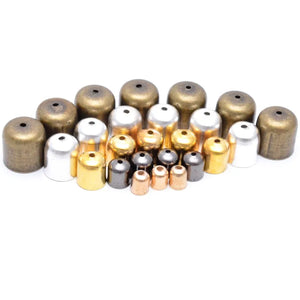 100pcs Metal Clasps Hooks Caps for Jewelry Making DIY