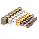 100pcs Metal Clasps Hooks Caps for Jewelry Making DIY
