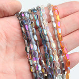 100pcs 4.5*7mm Glass Beads for Jewelry Making DIY Necklace