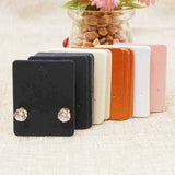 100pcs 4*5cm Jewelry Pearl Pink Display Earring Cards