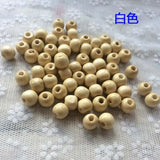 100pcs Natural Wood Beads Brown Craft Wooden Spacer Bead 4-12MM DIY Jewelry