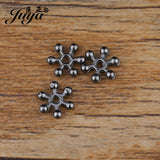 100pcs Snowflake Spacer Beads DIY Jewelry Findings Alloy Crafts