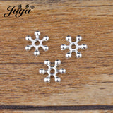 100pcs Snowflake Spacer Beads DIY Jewelry Findings Alloy Crafts