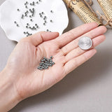 100pcs 4/6/8mm 304 Stainless Steel Spacer Beads for Jewelry Making