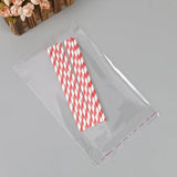 100pcs Transparent Sealed Opp Plastic Bag Sachet Bag for Wedding Jewelry