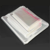 100pcs Transparent Sealed Opp Plastic Bag Sachet Bag for Wedding Jewelry