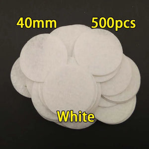 100pcs 5.0CM Felt Circles Eco-friendly Round Felt Fabric Pads Accessory