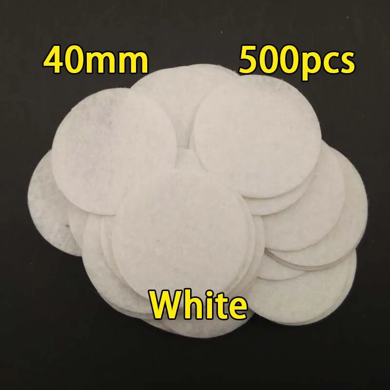 100pcs 5.0CM Felt Circles Eco-friendly Round Felt Fabric Pads Accessory