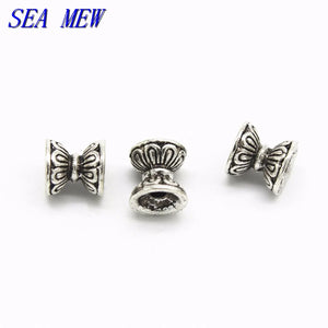 100pcs Vintage Metal Alloy Tibetan Silver Spacer Beads for Jewelry Making