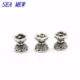 100pcs Vintage Metal Alloy Tibetan Silver Spacer Beads for Jewelry Making