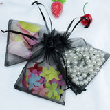 100pcs 5*7cm Organza Bags Wedding Christmas Gift Pocket Jewelry Packaging