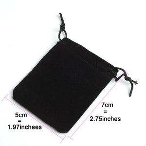 100pcs 5*7cm Jewelry Velvet Pouch Gift Bags - Wedding Birthday Party