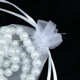 100pcs 5*7cm Sheer Organza Jewelry Bags Wedding Gift Drawstring Sachet Christmas