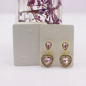 100pcs 5x4cm Earrings Cards Paperboard Jewelry Display Cardboard