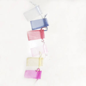 100pcs Organza Jewelry Bag Drawstring Bags 5x7 5x9 7x9