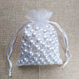 100pcs Drawstring Organza Bags Jewelry Packaging Bags Wedding Party Gift Bag